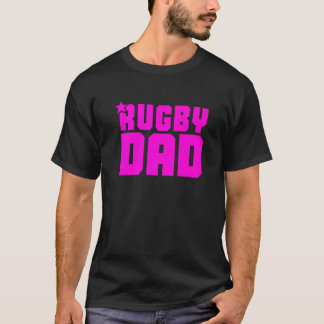 Manar Rugby Pappa Far Rugby Fläkt Funny Say Humor T Shirt