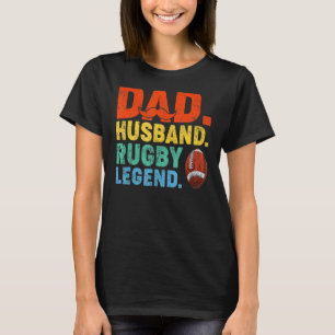 Manar Rugby Pappa Make Legend Rugby Player Far T Shirt