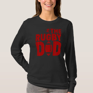 Manar Rugby Pappa Rugby the Rugby Pappa Fars dag R T Shirt