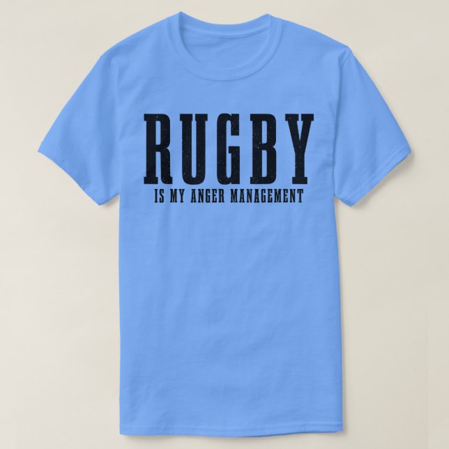 Manar Rugby Player Fläkt Funny Rugby T Shirt (Design framsida)