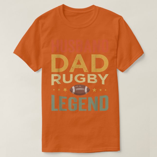 Manar Rugby Player Make Pappa Rugby Legend T Shirt (Design framsida)