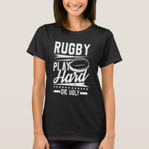 Manar Rugby spelar en hård, ful årstidsspelare T Shirt