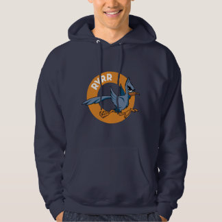 Manar RVRR Tecknad Logotyp Navy Hoodie