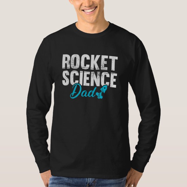 Manar rymdteknik Aerospace Rocket Science Da T Shirt (Framsida)