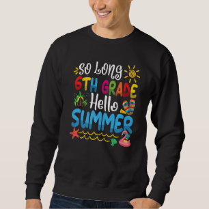 Manar så lång sommar för Hej vid Klass i 6e förra Ärmad Tröja