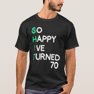 Manar så lycklig I har fyllt 61 sarkastiska år T Shirt