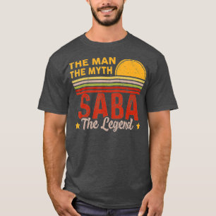 Manar Saba The Man Myth Legend Retro Grandpa Far T Shirt