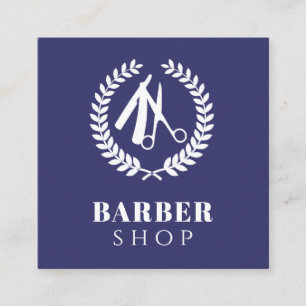Manar salon anpassningsbar logotyp enkel modern ma fyrkantigt visitkort