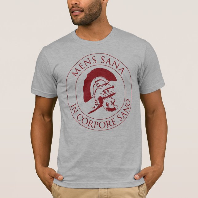 Manar Sana i Corpore Sano Tee Shirt (Framsida)