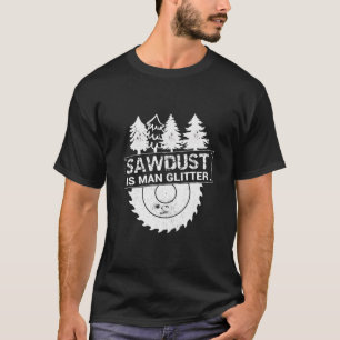 Manar Sawdust är ett stort Glitter-Manar-skog T Shirt
