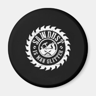 Manar Sawdust är Glitter Woodworking Carpenter Magnet