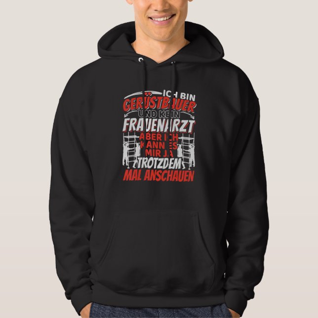 Manar Scaffolding Craft Ord Hoodie (Framsida)