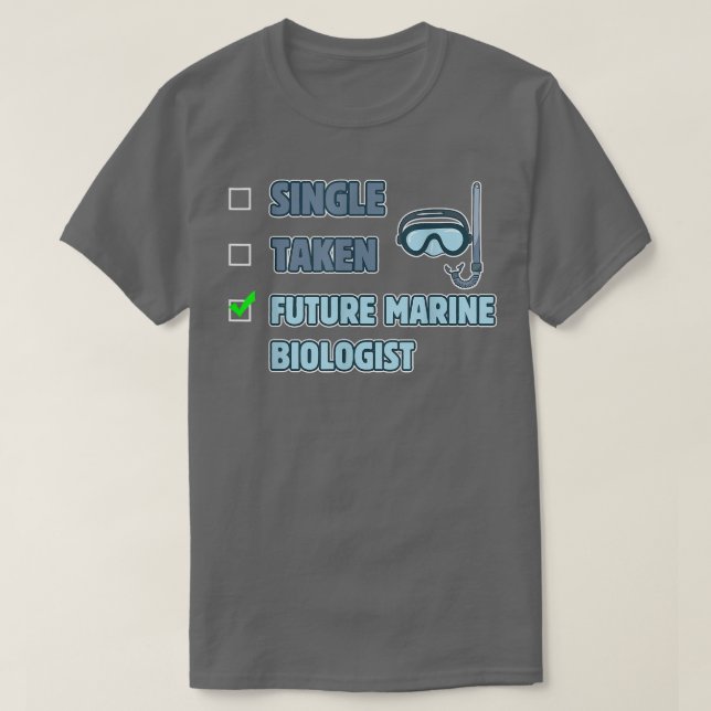 Manar Science Studenter Kids Future Marine Biolog T Shirt (Design framsida)