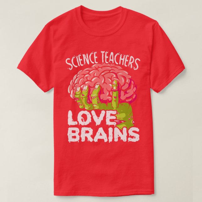 Manar Science Teacher Kärlek Brains Premium T Shirt (Design framsida)