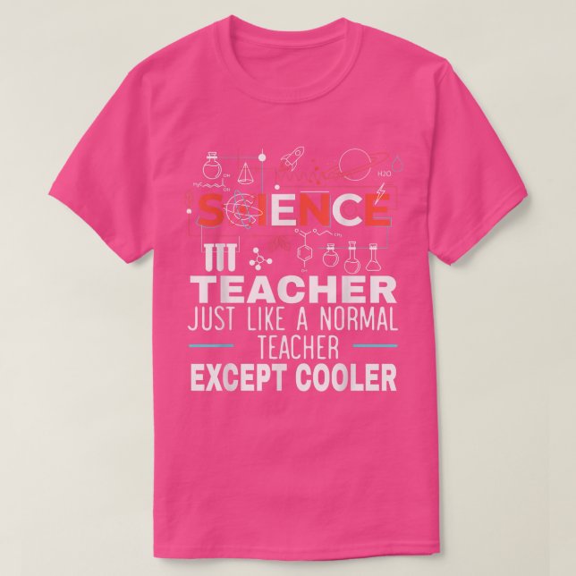 Manar Science Teacher precis som en normal lärare  T Shirt (Design framsida)