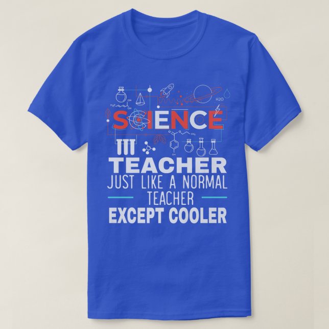 Manar Science Teacher precis som en normal lärare  T Shirt (Design framsida)