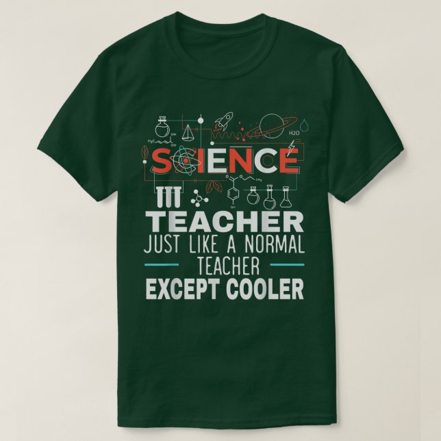 Manar Science Teacher precis som en normal lärare  T Shirt (Design framsida)