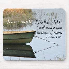Manar Scripture Mousepads fiskare Musmatta