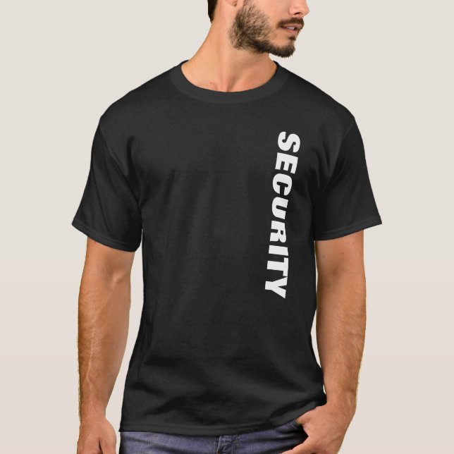Manar Security TShirts Dubbla Side Design (Framsida)