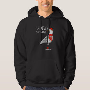 Manar Sei Möwe Scheiß Drauf Fiskmås Nordsjön Hoodie