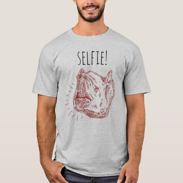 Manar Selfie T-tröja: Le tapiren Tee (Framsida)