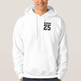 Manar Senior Class of 2025 White and Black Hoodie