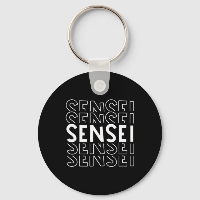 Manar Sensei Martial Arts Karate Judo Training Coa Nyckelring (Framsida)