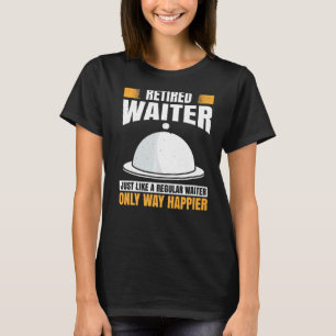 Manar Servitör Waitress Server fungerar i gastrono T Shirt