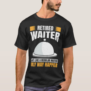 Manar Servitör Waitress Server fungerar i gastrono T Shirt