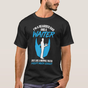 Manar Servitör Waitress Server fungerar i gastrono T Shirt