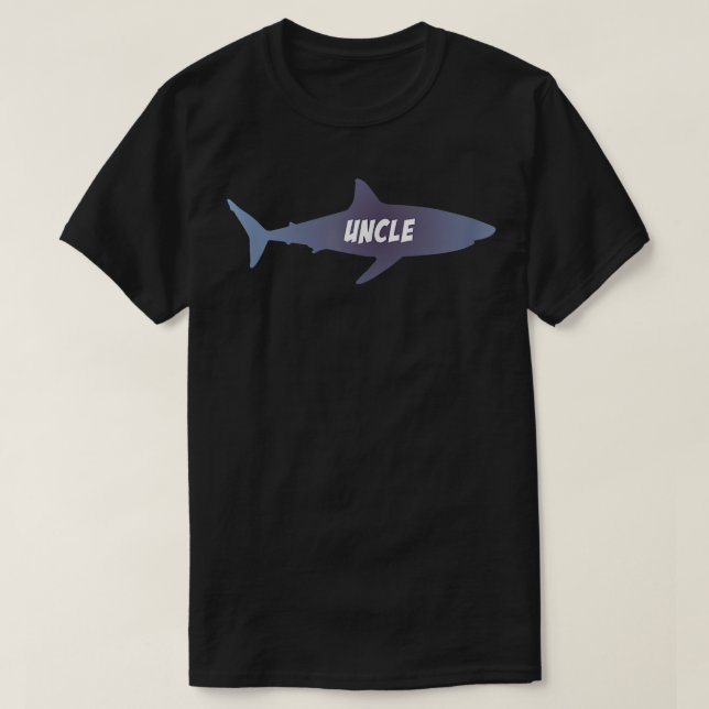 Manar Shark Family, farbror Shark T Shirt (Design framsida)