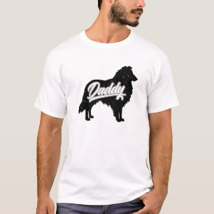 Manar Shetland Sheepdog pappa Pappa Far av Shetl T Shirt