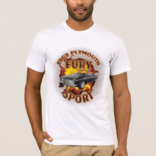 Manar Shirt. 1963 för sport för Plymouth raseri Tee