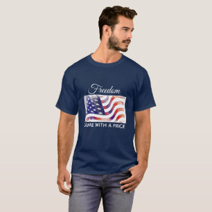 Manar Shirt American Flagga Came med Pris Tee Shirt