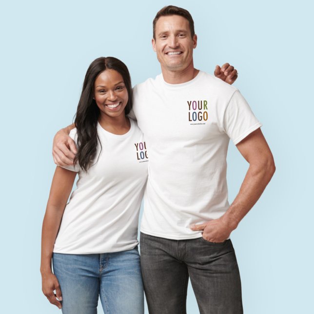 Manar Shirt Anpassningsbar Corporate Logotyp T (MISOOK White Unisex T-Shirt with Logo)