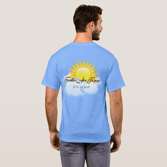 Manar-Shirt Families är för evigt T-shirt (Hel baksida)
