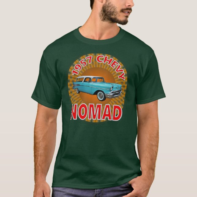 Manar Shirt. för Chevy Nomad Tee (Framsida)