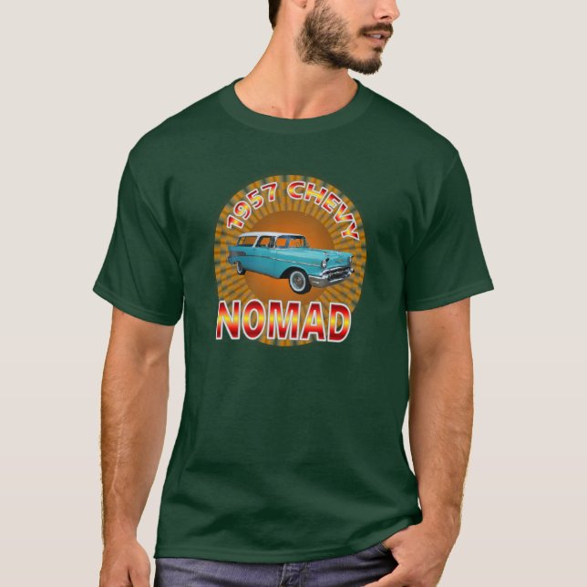 Manar Shirt. för Chevy Nomad Tee Shirt (Framsida)
