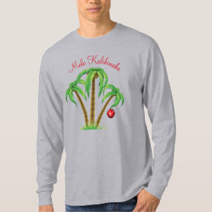 Manar-Shirt God jul-Mele Kalikimaka T Shirt