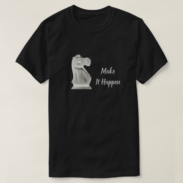 Manar-Shirt "Gör det till verklighet" T Shirt (Design framsida)