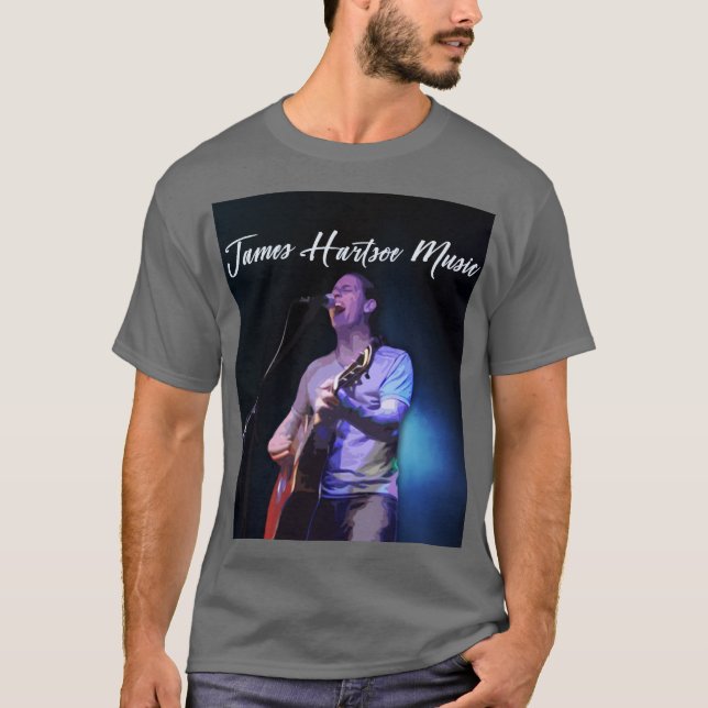 Manar-shirt - James Hartsoe Music singing T Shirt (Framsida)