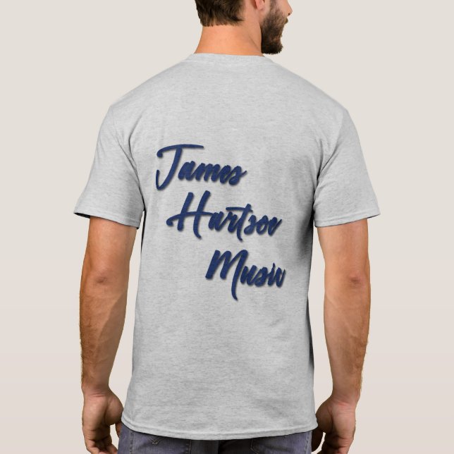 Manar-shirt - James Hartsoe singing T Shirt (Baksida)