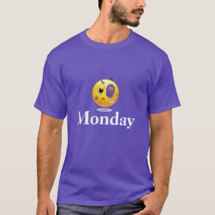 Manar Shirt måndag Emoji Beaten UP Tee