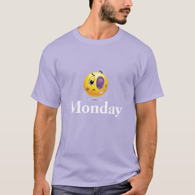 Manar Shirt måndag Emoji Beaten UP Tröja (Framsida)