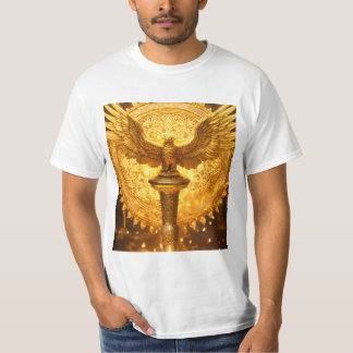 Manar-Shirt med Majestic Eagle Design - T Shirt