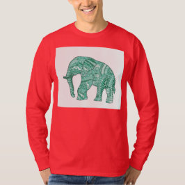 Manar-shirt med mönstrad elefant t shirt