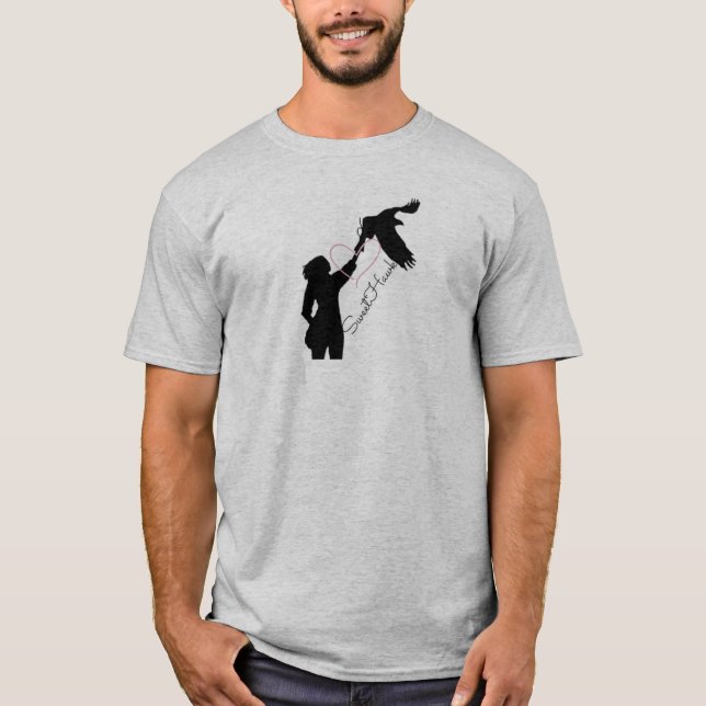 Manar-shirt med SweetHawk Logotyp T Shirt (Framsida)