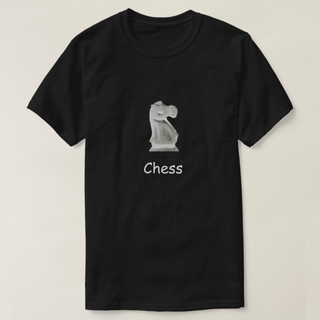 Manar-Shirt Mörk Chess T Shirt (Design framsida)