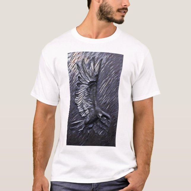 Manar-Shirt of Raven Svoping - Attacking T Shirt (Framsida)