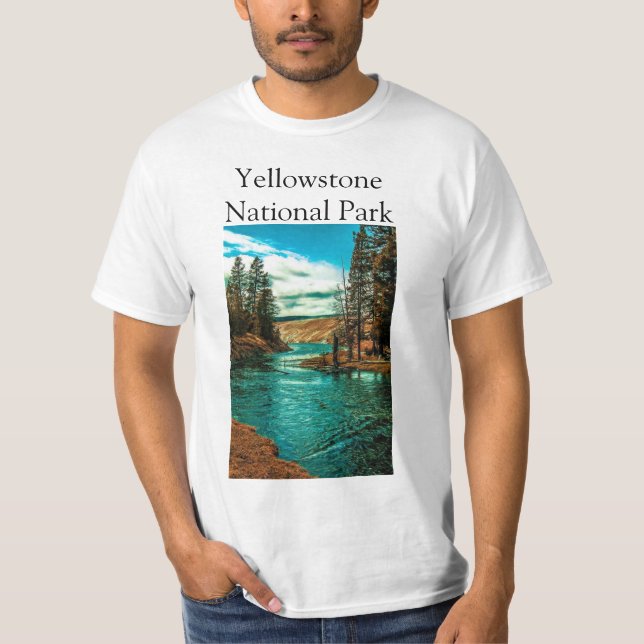 Manar Shirt of Yellowstone National Park T Shirt (Framsida)